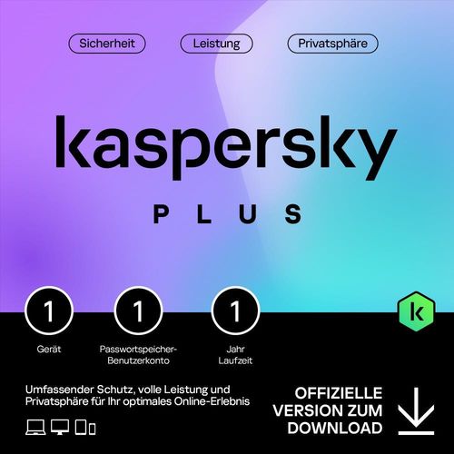Kaspersky Plus für 1 PC - 1Jahr