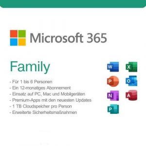 Office 365 Family für 6 Benutzer